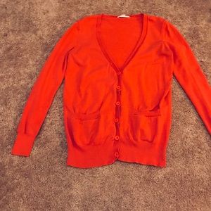Coral colored sweater from Forever 21